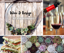 Wine & Design: Succulent Wine Barrel Wreath Image